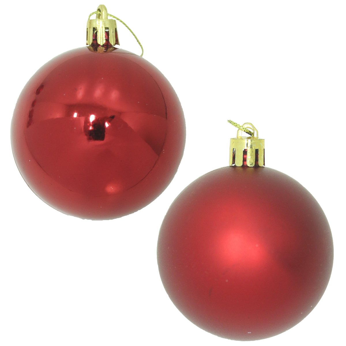 Kit 24 Bolas Árvore De Natal Decoração Maleta Vermelha 55mm