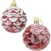 Kit 24 Bolas Árvore De Natal Decoração Maleta Vermelha 55mm