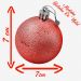 Kit 24 Bolas Natalinas Enfeite Árvore de Natal 7cm Vermelho
