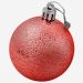 Kit 24 Bolas Natalinas Enfeite Árvore de Natal 7cm Vermelho
