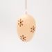 Kit 24 Ovos de Páscoa Enfeitado com Flores Pendentes Decorativo