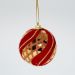 Kit 24Un Enfeite Bolas Vermelha Decorativa Arvore Natal 60mm