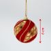 Kit 24Un Enfeite Bolas Vermelha Decorativa Arvore Natal 60mm