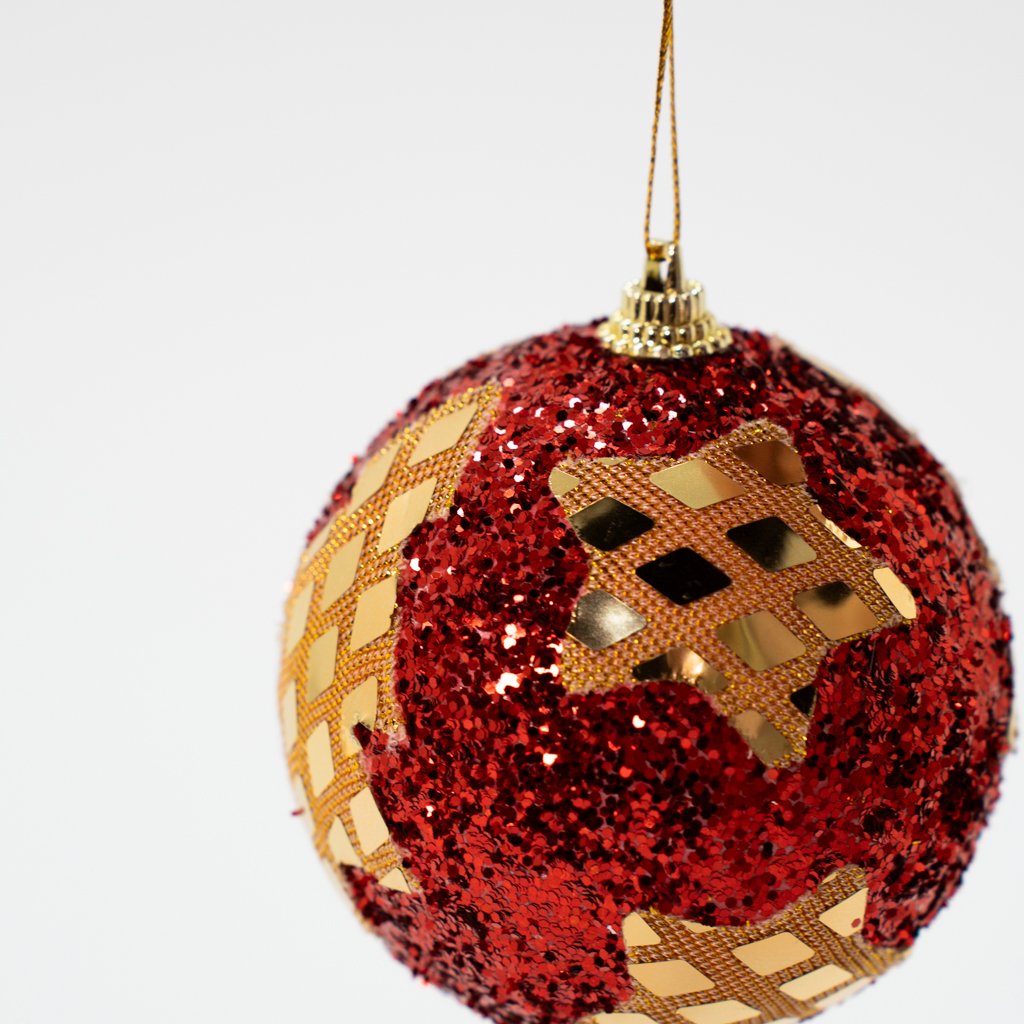 Kit 3 Enfeite Bolas Natalina Árvore Natal Estrela Artesanal