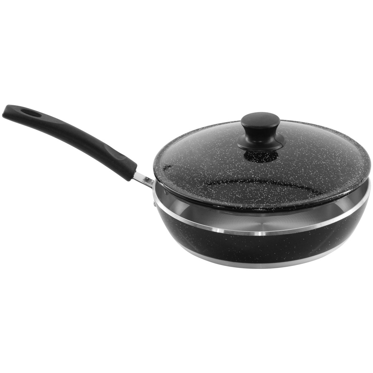 Kit 3 Panelas + Frigideira Gulê Alumínio 4 Peças Preto P