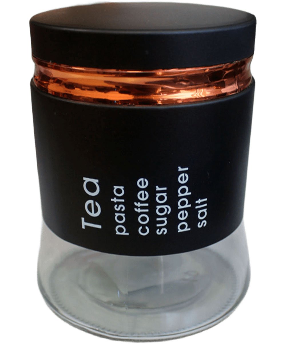Kit 3 Potes Hermético Tea Sugar Coffee Pequeno Médio Grande