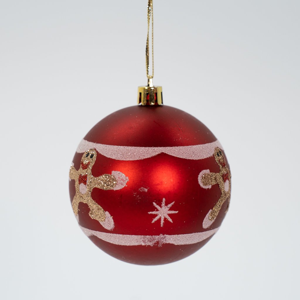 Kit 32 Bolas Enfeite Natalino Árvore Natal Vermelho Branco