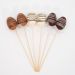 Kit 36 Ovos de Páscoa Enfeite Decorativo Chocolate com Haste
