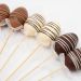 Kit 36 Ovos de Páscoa Enfeite Decorativo Chocolate com Haste