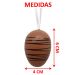 Kit 36 Pendente Ovos Páscoa Coelho Enfeite Decorativo 6x4cm