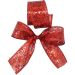 Kit 4 Fitas Aramada Gliter Vermelho Enfeite Natalino 5cm 3M