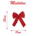 Kit 4 Lacinhos Enfeite Árvore Natal Laços Vermelhos 13cm
