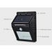 Kit 4 Luminária Solar LED 10W Bateria Luz Recarregável Jardim