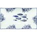 Kit 4 Petisqueiras Bowl Grande Travessa Peixe Oceano 550ml
