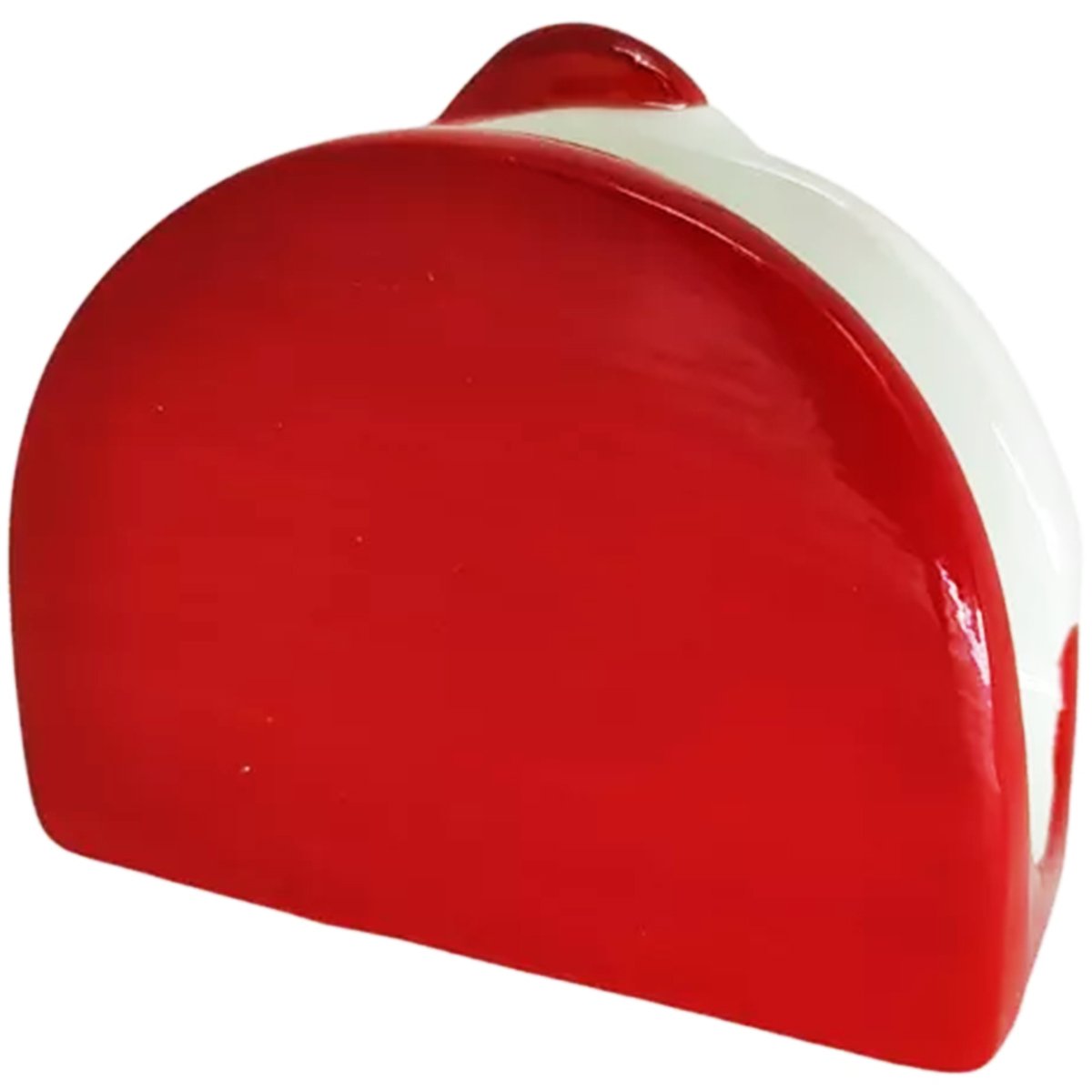 Kit 4 Porta Guardanapo Decorativo Papai Noel Natal Cerâmica
