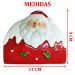 Kit 4 Porta Guardanapo Decorativo Papai Noel Natal Cerâmica