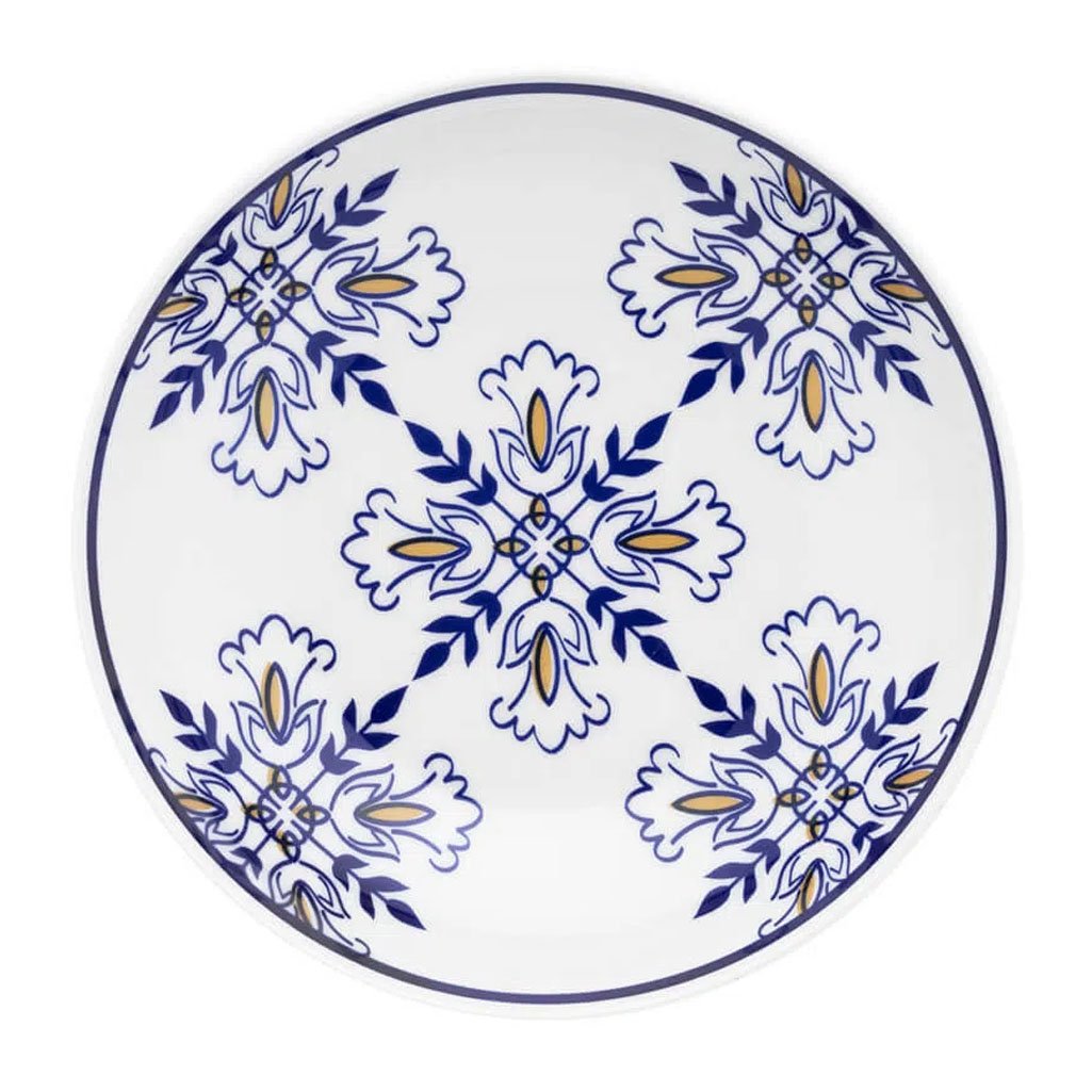 Kit 4 Pratos Fundos Coup Lisboa Oxford® Porcelana 21cm