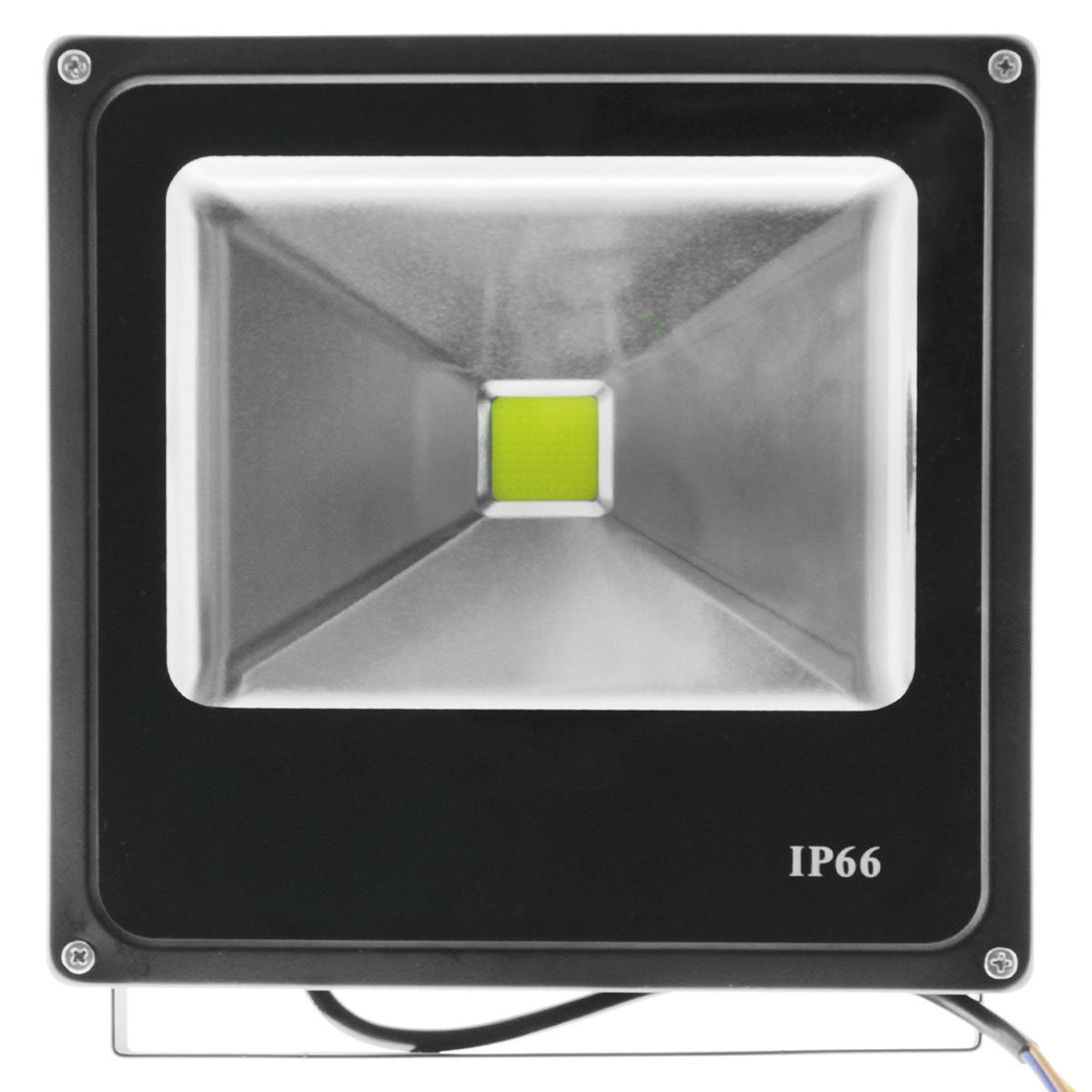 Kit 4 Refletores Led Holofote Externo Jardim Muro 20w Verde