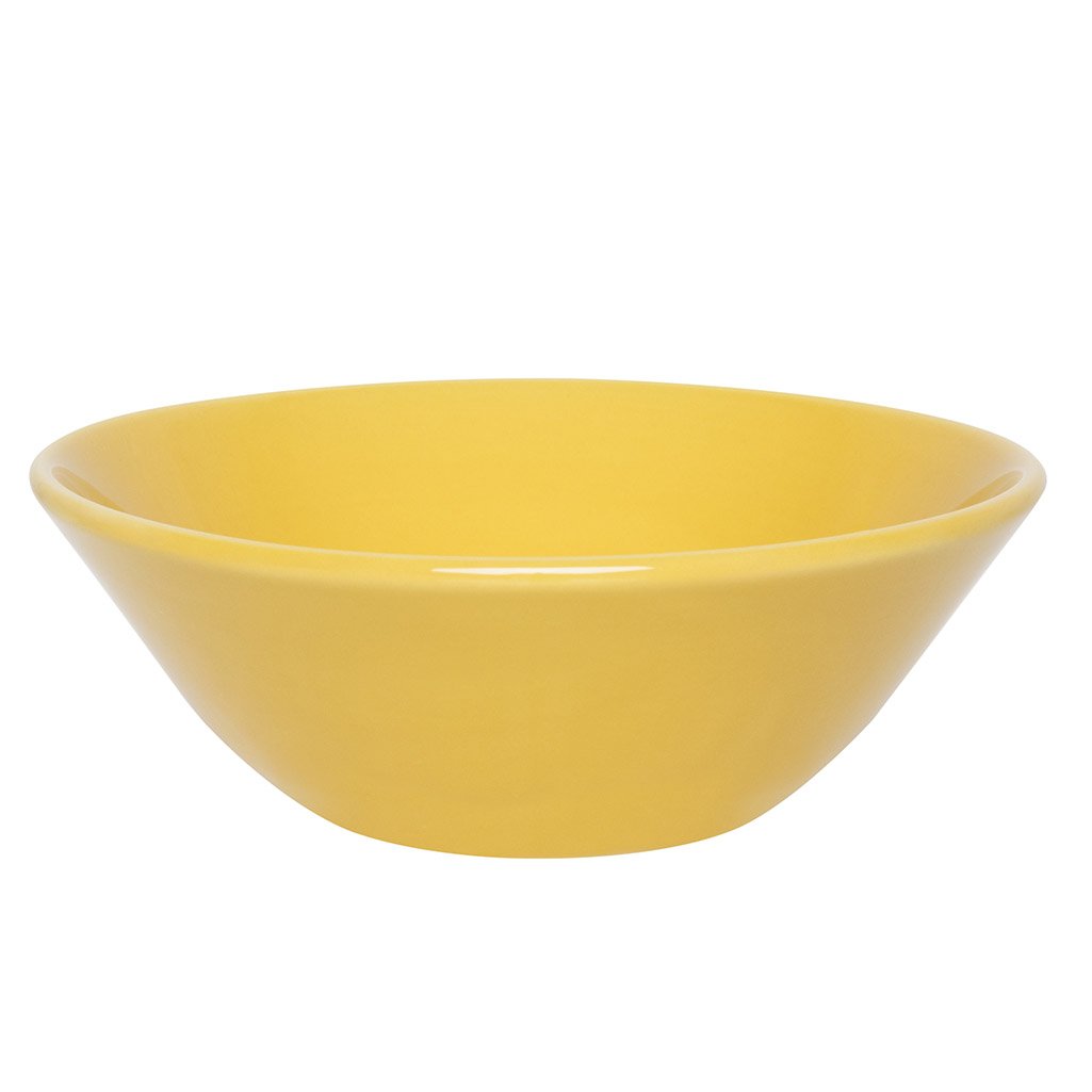 Kit 4 Tigelas Bowl Conic Amarelo Oxford® Cerâmica 500Ml