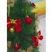 Kit 45 Laços De Bolinhas 9cm Decoração Natalina Brilhante
