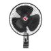 Kit 5 Mini Ventilador Veicular Carro Ônibus Caminhão De 20cm