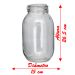 Kit 5 Potes De Vidro Hermético Tampa Vedação Conserva 3,1L
