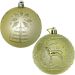 Kit 6 Bolas De Natal Enfeite Árvore De Natal Dourado De 80mm