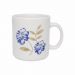 Kit 6 Canecas Azul Perfeito Oxford® Cerâmica Estampada 270ml