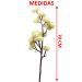 Kit 6 Plantas Artificiais Mamona Jardim Ornamental De 70cm