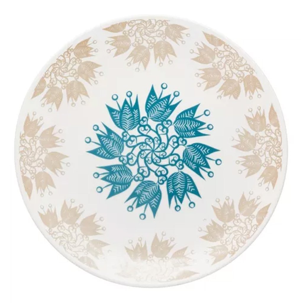 Kit 6 Prato Raso Coup Etnia Oxford® Porcelana 28cm