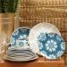 Kit 6 Prato Raso Coup Etnia Oxford® Porcelana 28cm