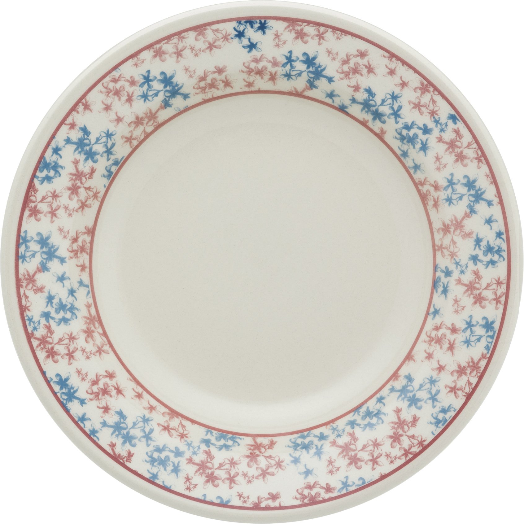 Kit 6 Pratos Fundos Donna Melissa Oxford Cerâmica 22cm