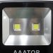 Kit 6 Refletor Led Holofote Externo Jardim Muro 100w Branco