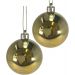 Kit 8 Bolas Dourada Decoração De Natal Árvore De Natal 60mm