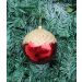 Kit 8 Bolas Enfeite Natalino Árvore Natal Vermelho Dourado