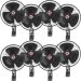 Kit 8 Mini Ventilador Veicular Carro Ônibus Caminhão De 20cm
