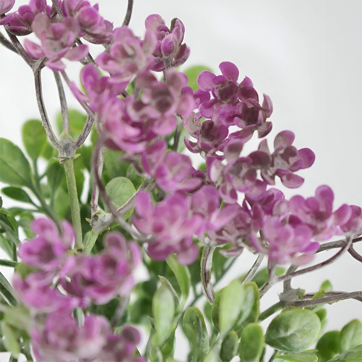 Kit 8 Plantas kalanchoe Artificial Flores Jardim Buquê 30cm