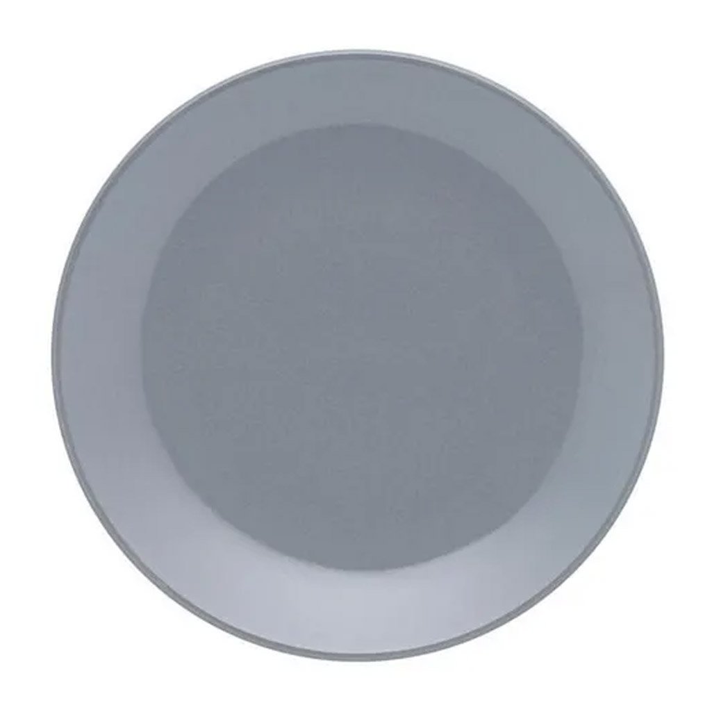 Kit 8 Pratos De Sobremesa Unni Grey Oxford® Cerâmica 19cm