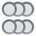 Kit 8 Pratos Fundos Coup Chess Oxford® Porcelana 24cm