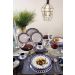 Kit 8 Pratos Fundos Coup Chess Oxford® Porcelana 24cm