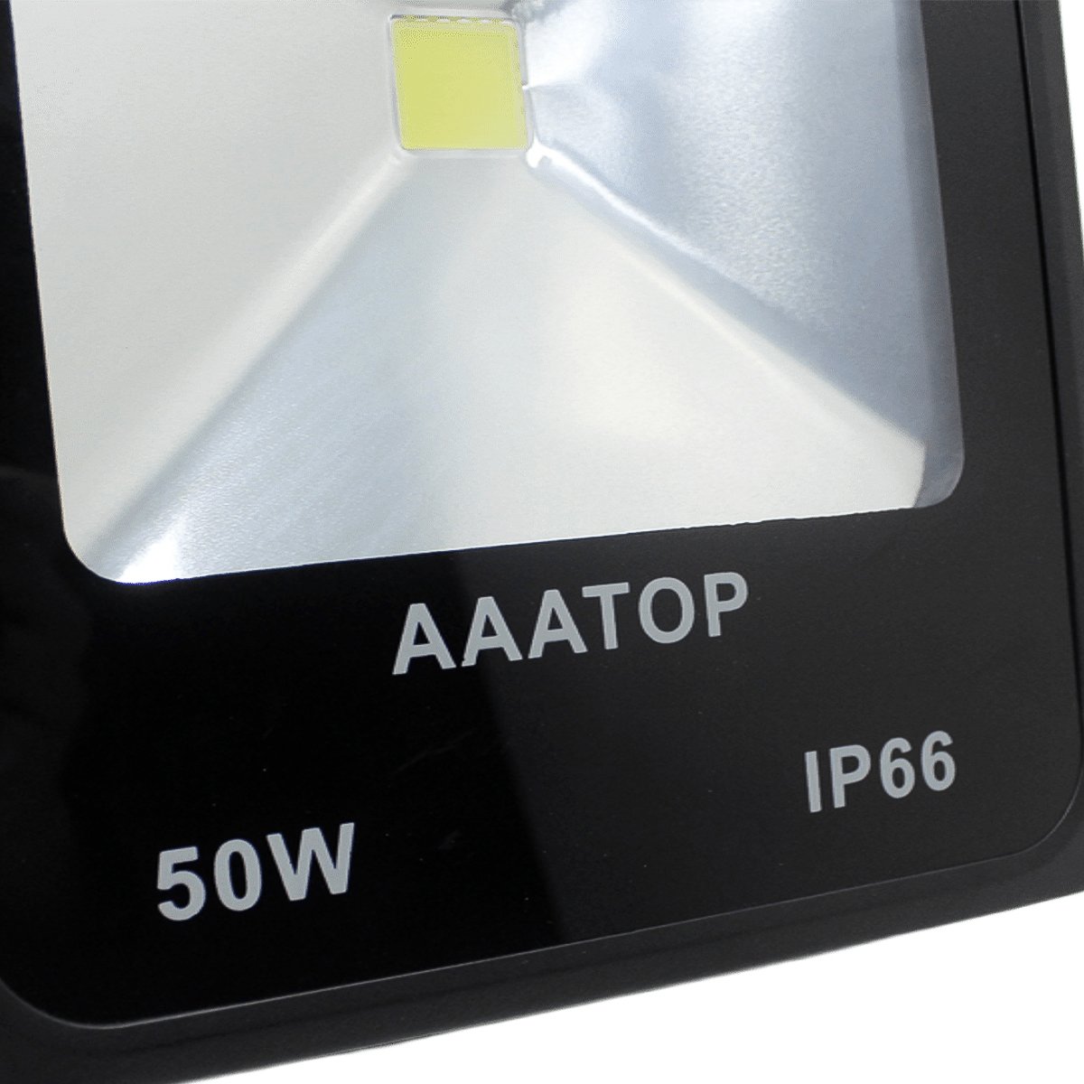 Kit 8 Refletor Led Holofote Externo Jardim Muro 50w Branco