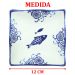 Kit 8 Tigela Sobremesa Bowl Peixe Praia Oceano Náutico 12cm