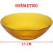 Kit 8 Tigela Sobremesa Pequena Bowl Âmber Em Vidro De 600ml