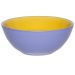 Kit 8 Tigelas Bowl Bicolor Amarelo E Azul Hortência Oxford® Cerâmica 600Ml