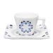 Kit 8 Xícaras Com Pires Quartier Babet Oxford® Porcelana 200 ML