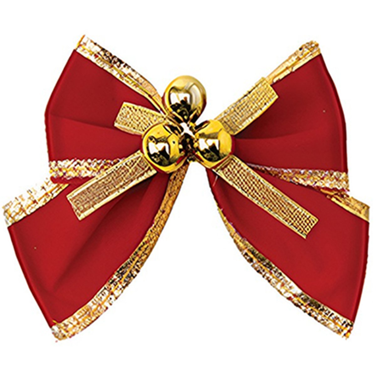 Kit 80 Laços De Bolinhas Natalino Pingentes Árvore Natal 6cm