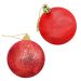 Kit 84 Bolas Enfeite Natalino Árvore Natal 60mm Vermelho