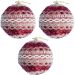Kit 9 Bola Vermelha Natal Decoração Árvore De Natal De 75mm
