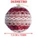 Kit 9 Bola Vermelha Natal Decoração Árvore De Natal De 75mm