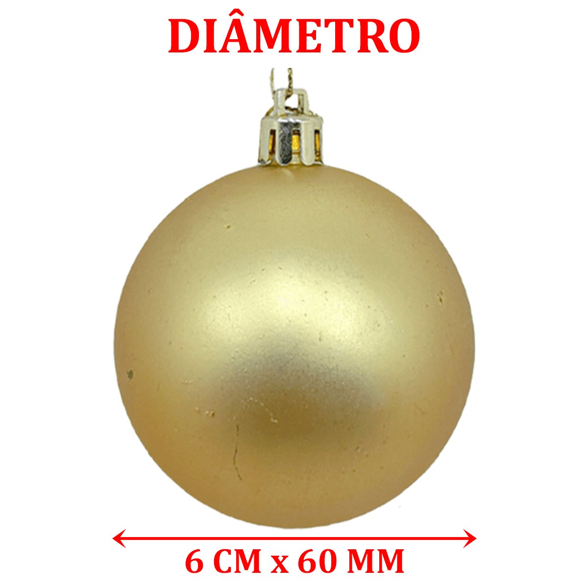 Kit 9 Bolas Enfeite Natal Árvore De Natal Flores Dourada 6cm